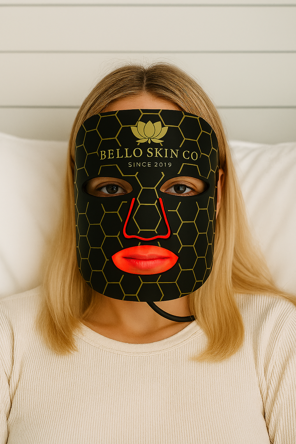 Midnight Gold LED Light Therapy Mask